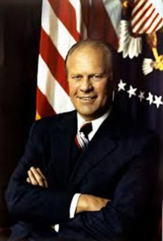 Gerald R. Ford becomes President