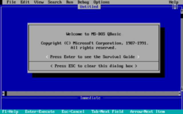 Microsoft QBasic