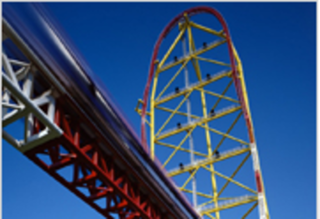 Rode the Top Thrill Dragster ride at Ceder Point