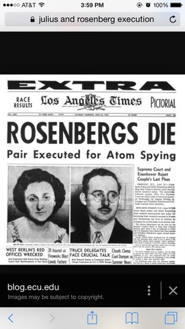 Julius and Ethel Rosenberg Executed