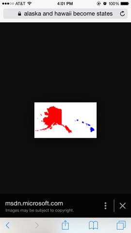 Alaska and Hawaii become State