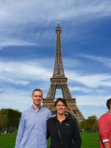 Mon voyage en Europe.