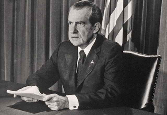 Date of Nixon's resignation