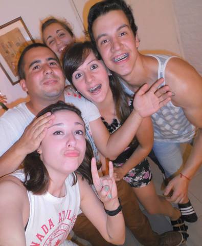 Ahora nos sacamos fotos y salimos de cuerpo entero!