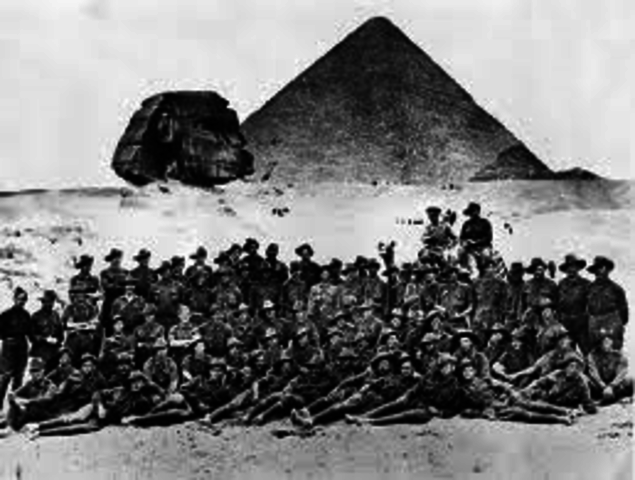 Australian troops in Egypt