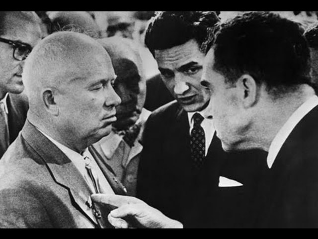 Kitchen Debate Between Nixon and Khrushchev