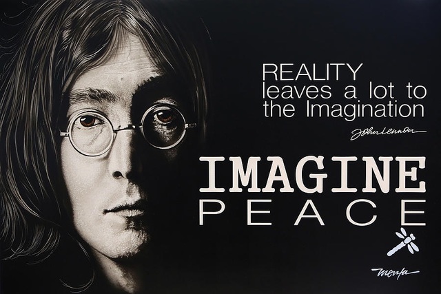 John Lennons song "imagine is released