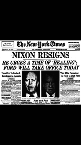 Nixons resignation
