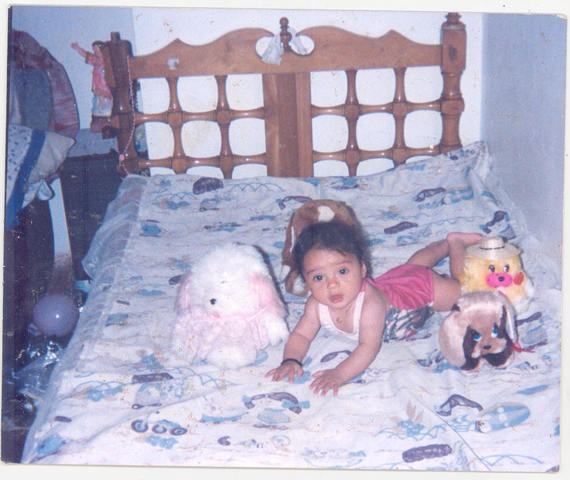 CUANDO ESTABA MUY CHIQUITA.