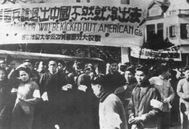 anti-American demonstrations widespread