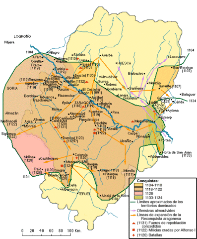 Alfonso "el Batallador" consigue sus primeras victorias