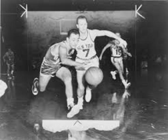 First Professional Basketball Game(Trenton vs.Brooklyn)