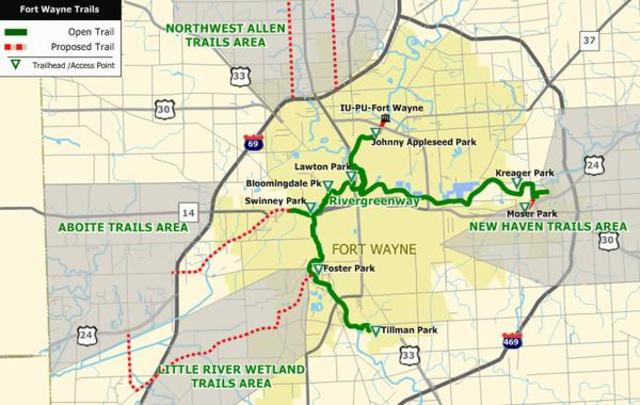 River Greenway Opened