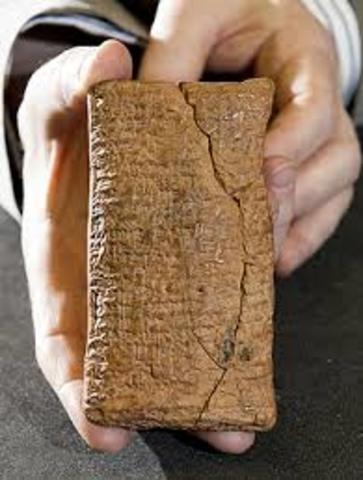 escritura mesopotania