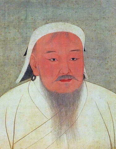 Tejmujin changes his name to Genghis Khan