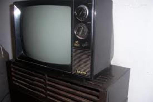 Sala de cine y la Televisión en Blanco y Negro