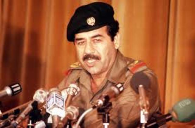 Saddam launches attack on Iran