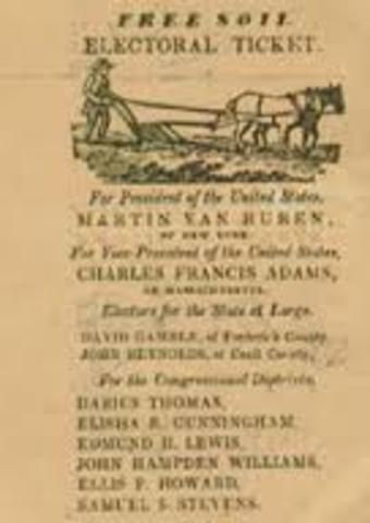 Formation of Free Soil-Party