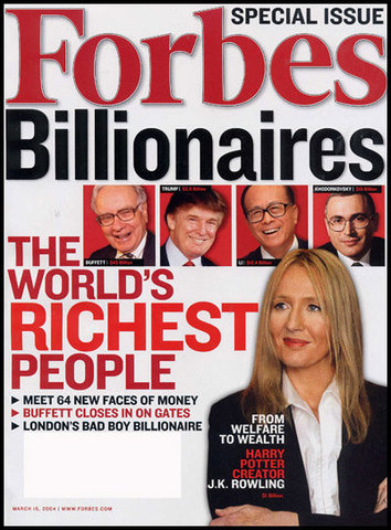 Primeira mulher a ficar bilionária escrevendo livros