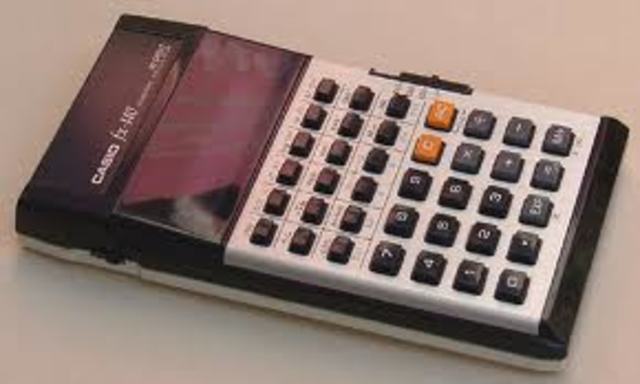 Primera calculadora científica que he visto.