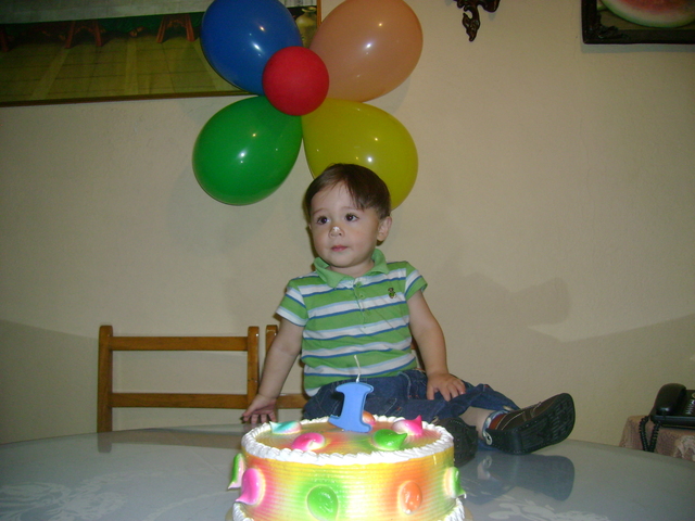 el primer añito de mi bebe