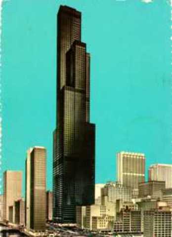 The Sears Tower opens