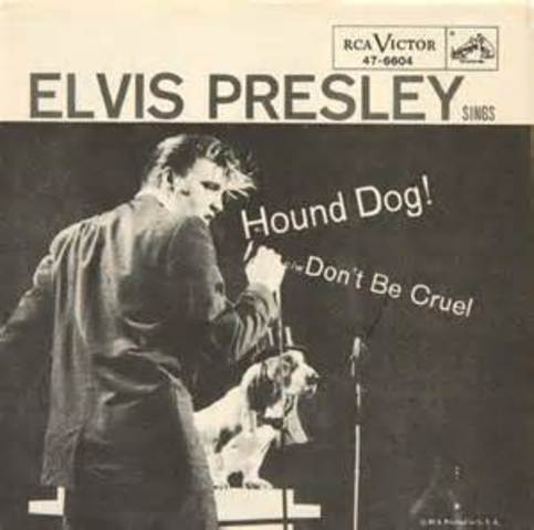 Elvis Presley “Hound Dog” released