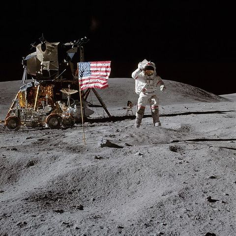 United States Lands On the Moon