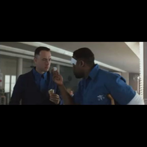 Forrest discovers ping-pong