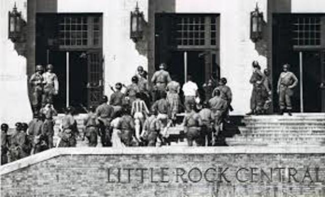 The "Little Rock Nine"