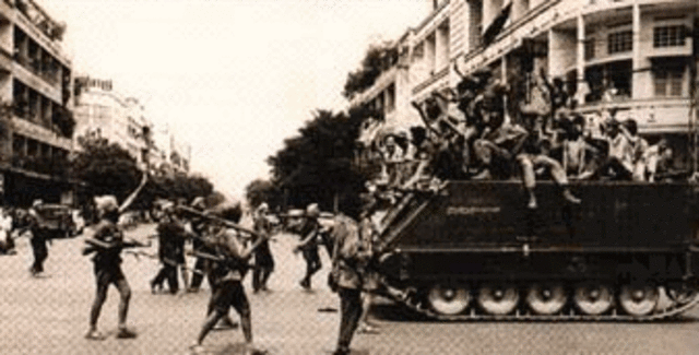 The Cambodian Genocide ends