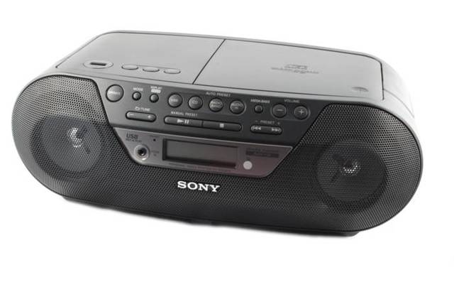 Radio grabador con CD