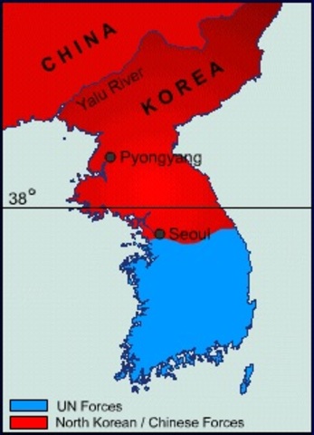 North Korea invades South Korea