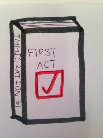 The Canadian government passes its first act dealing with immigration