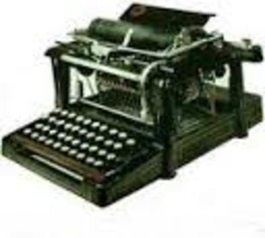 La primera maquina de escribir electrica (Thomas Edison)