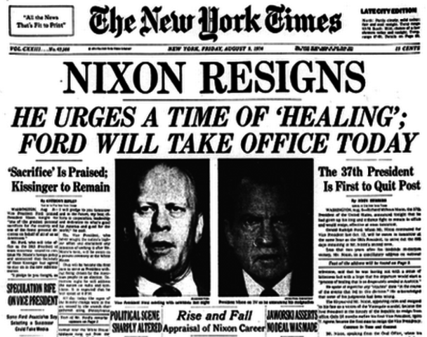 Nixon Resigns