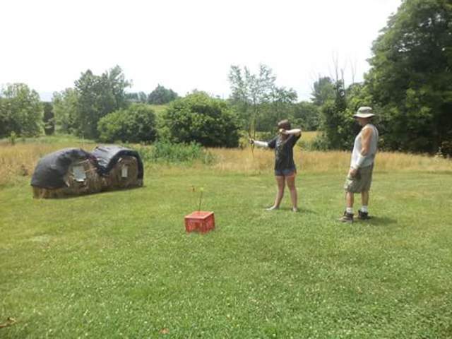 Quand j'ai appris à faire arc et fléches