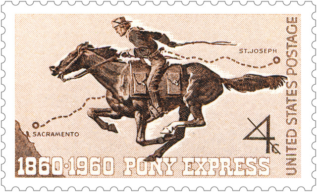 The Pony Express Begins