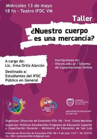 Taller ¿Nuestro cuerpo es una mercancía?