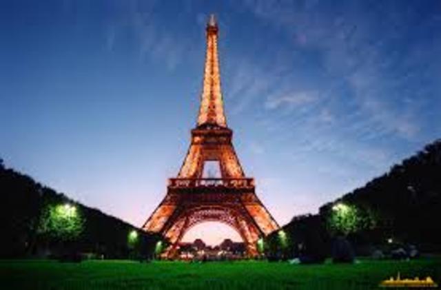 Eiffel Tower is Built