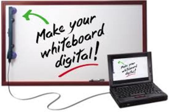 Invencion del pizarron electronico