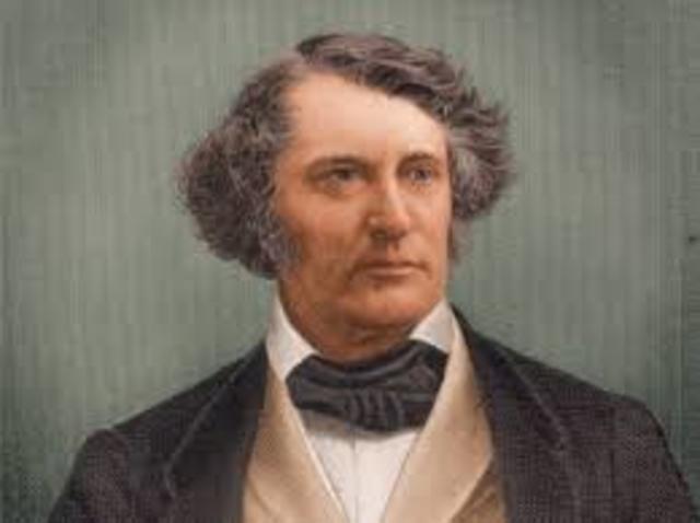 Massachusett Senator Charles Sumner gives his "Crime against kansas" speech