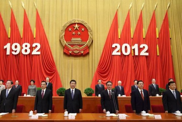 The adoption of the Constitution of 1982