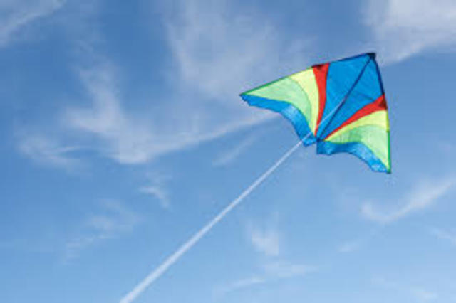 Blue kite