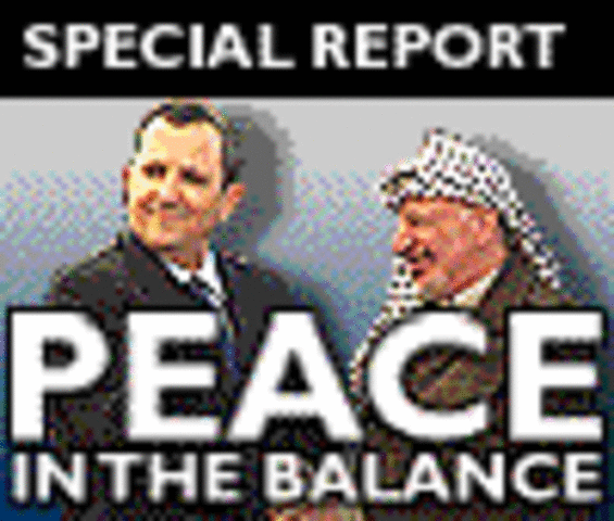 Trying to make an end to deadlock in the Middle East.