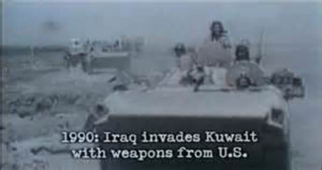 Iraq invade Kuwait