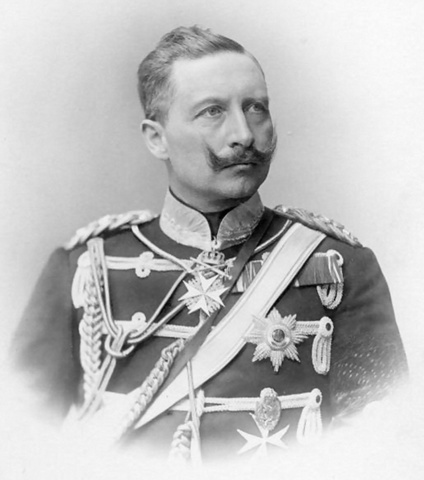 Kaiser Wilhelm of Germany declares military support of Austro-Hungary