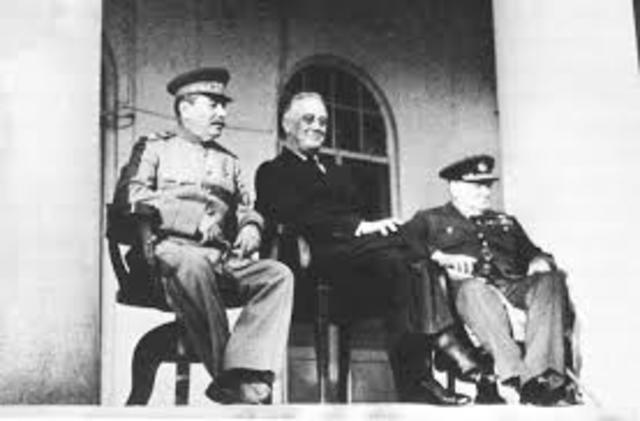 Tehran conference where second front is set