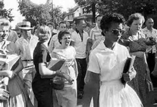 Little Rock Nine Armed Escort