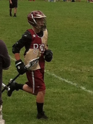 Jugué lacrosse por primera vez